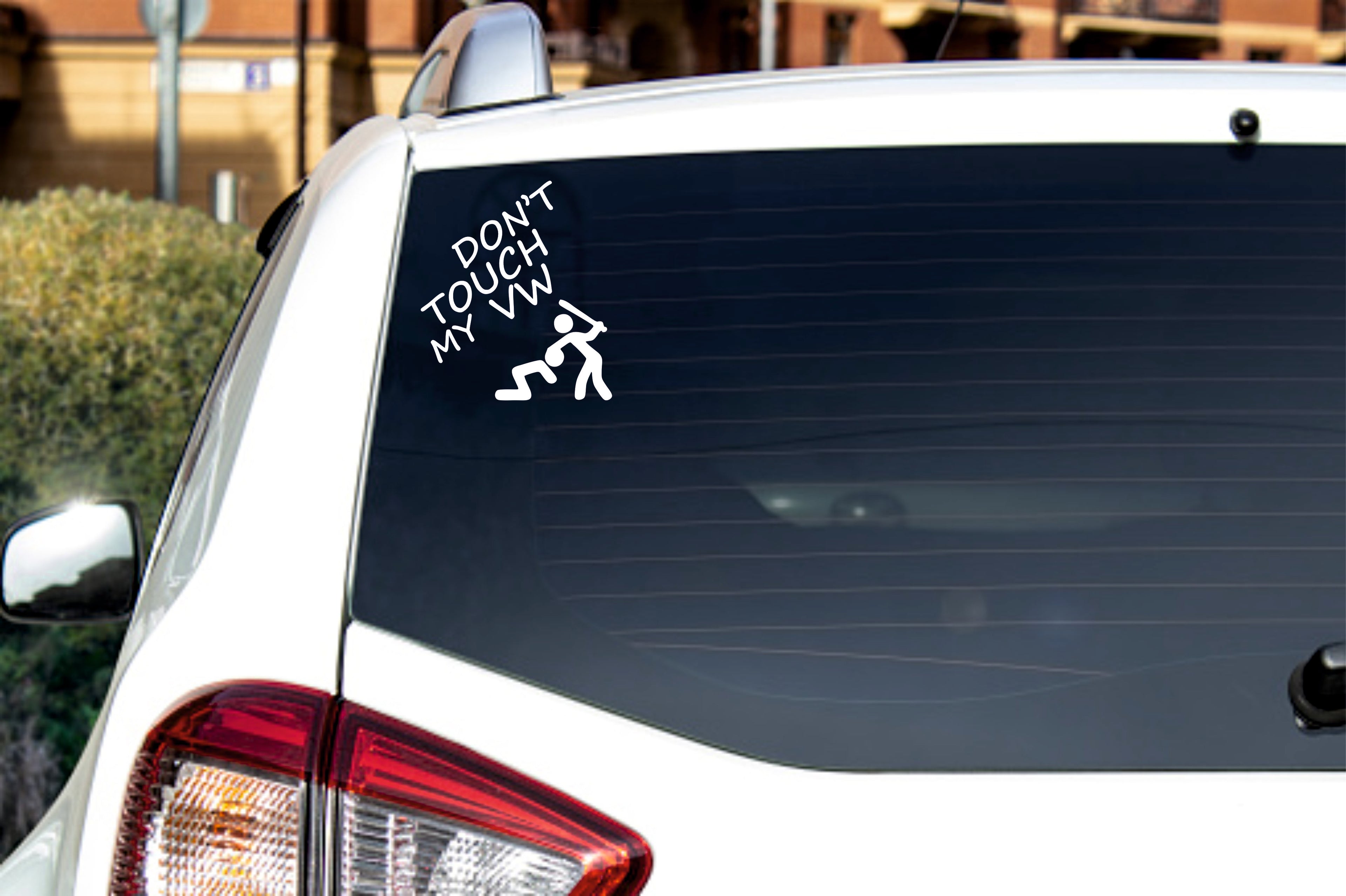 Стикер Don't Touch My Car
