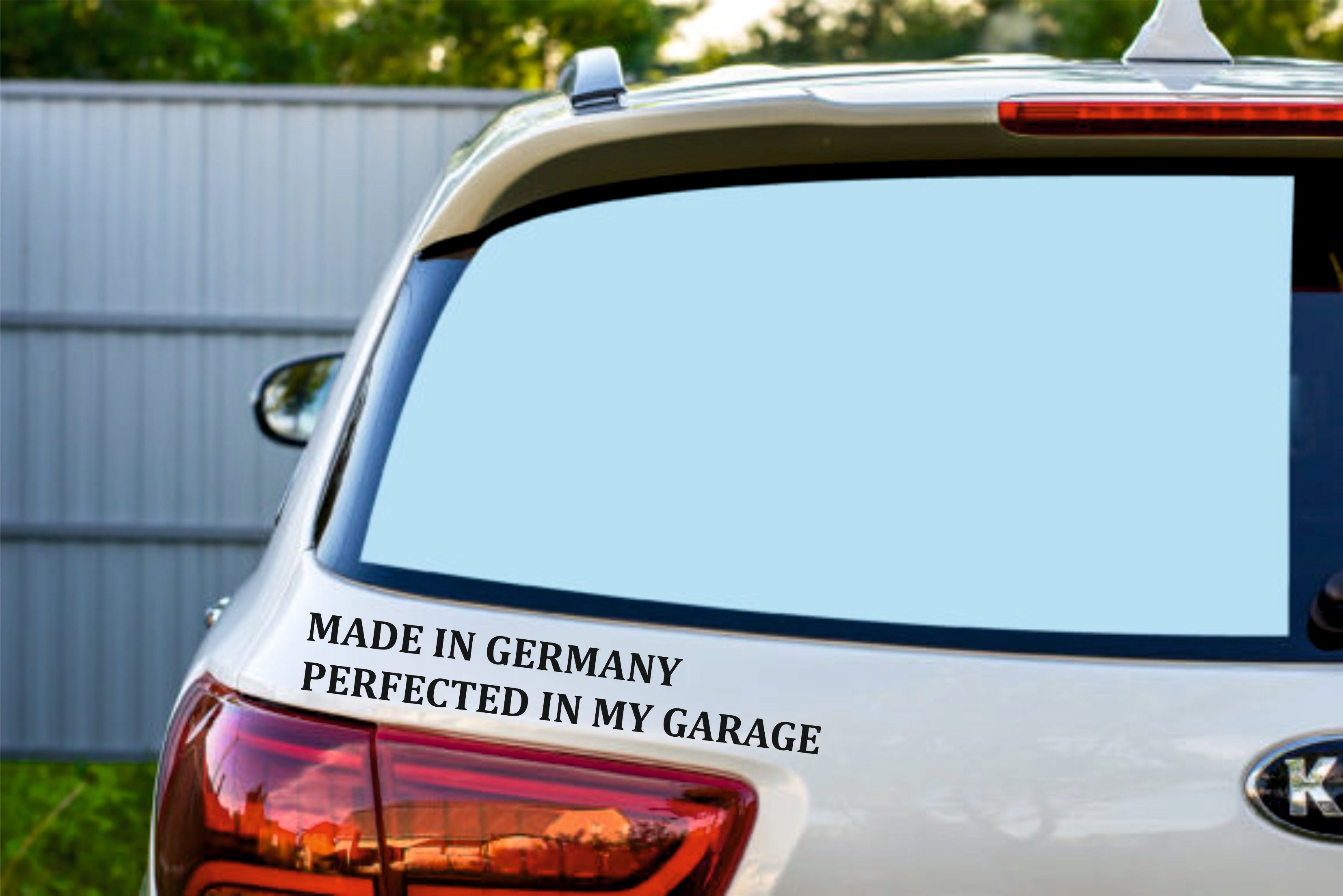 Стикер Perfected In My Garage