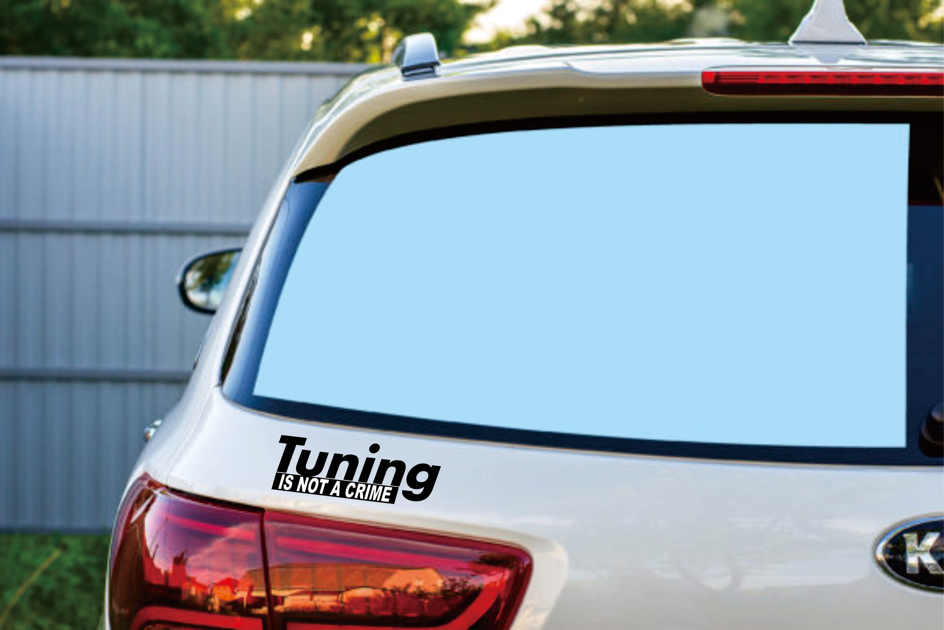 Стикер "Tunning Is Not A Crime"