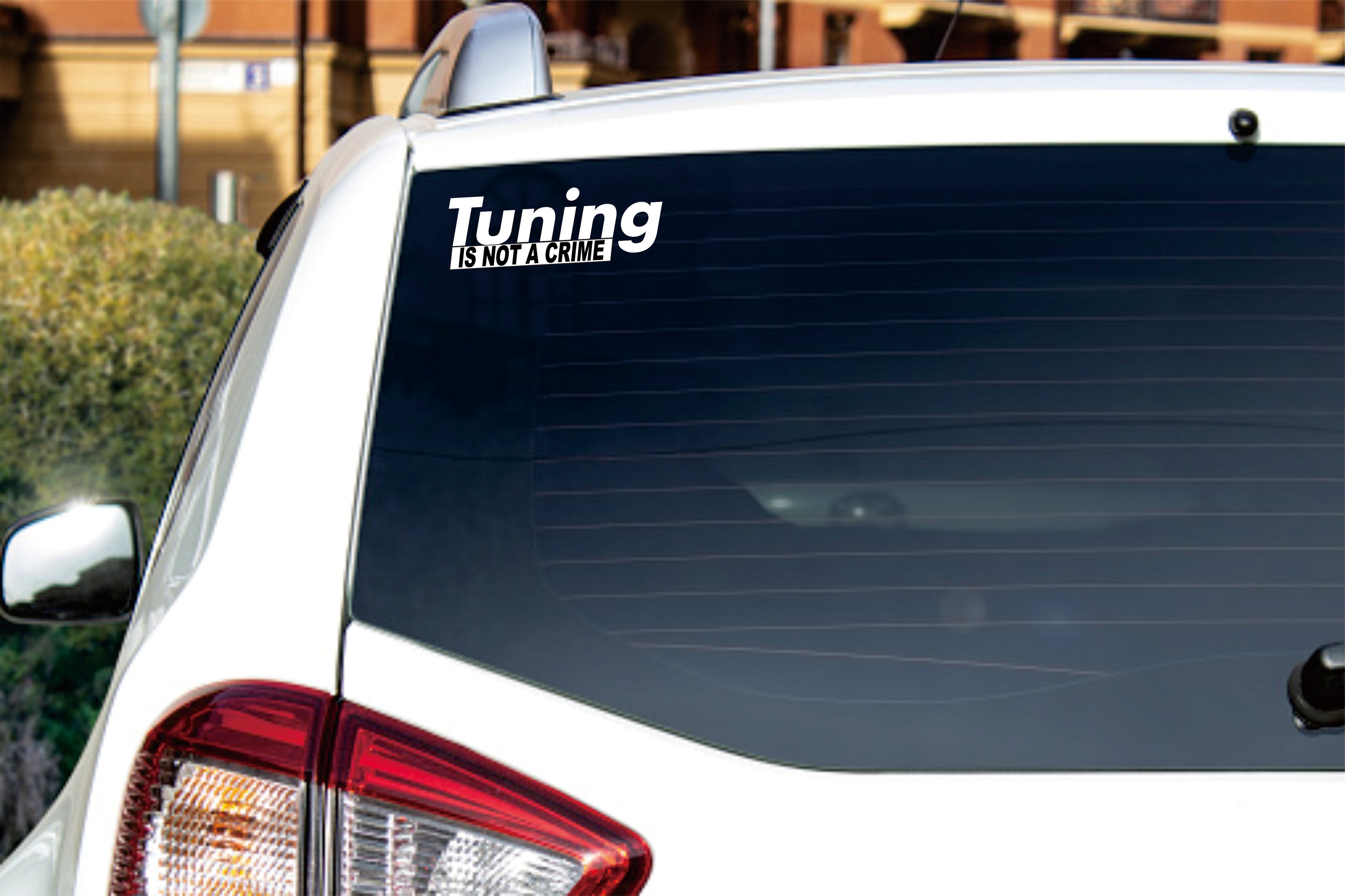 Стикер "Tunning Is Not A Crime"